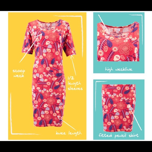 LuLaRoe julia floral lavender xxl dress - Picture 3 of 4